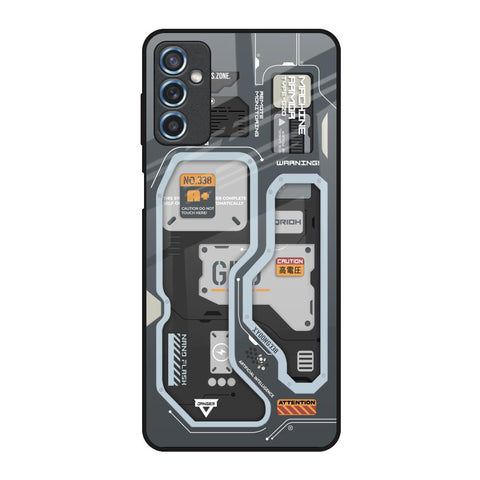 Retro Futuristic Glossy Case for Samsung Galaxy M52 5G