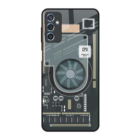 Motherboard Circuit Glossy Case for Samsung Galaxy M52 5G