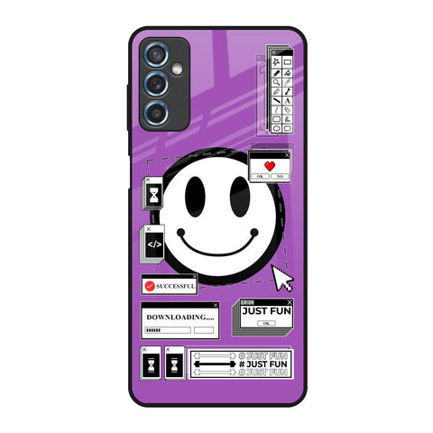 Code with Smile Glossy Case for Samsung Galaxy M52 5G