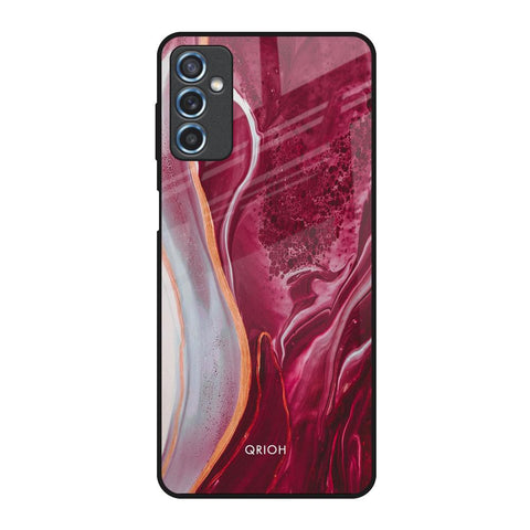 Crimson Ruby Glossy Case for Samsung Galaxy M52 5G