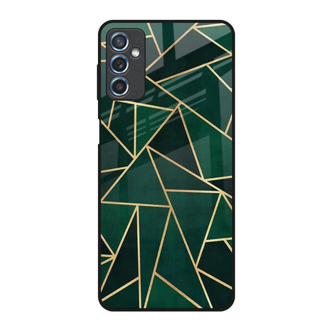 Abstract Green Glossy Case For Samsung Galaxy M52 5G
