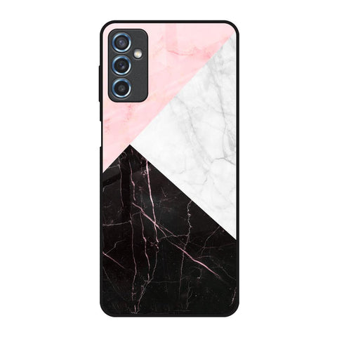 Marble Collage Art Glossy Case For Samsung Galaxy M52 5G