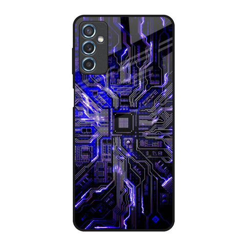 Techno Color Pattern Glossy Case For Samsung Galaxy M52 5G