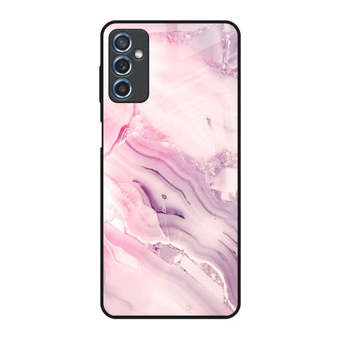 Diamond Pink Gradient Glossy Case For Samsung Galaxy M52 5G