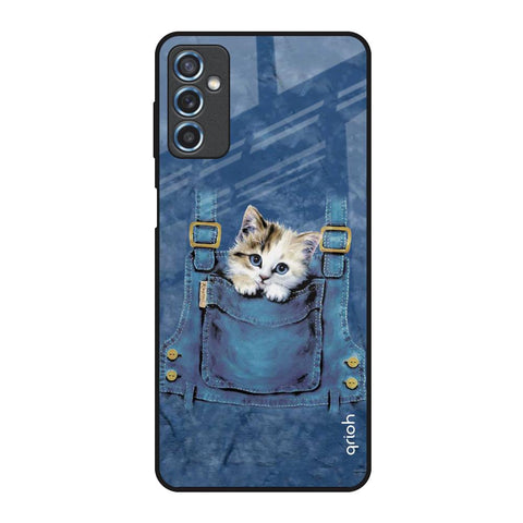 Kitty In Pocket Glossy Case For Samsung Galaxy M52 5G
