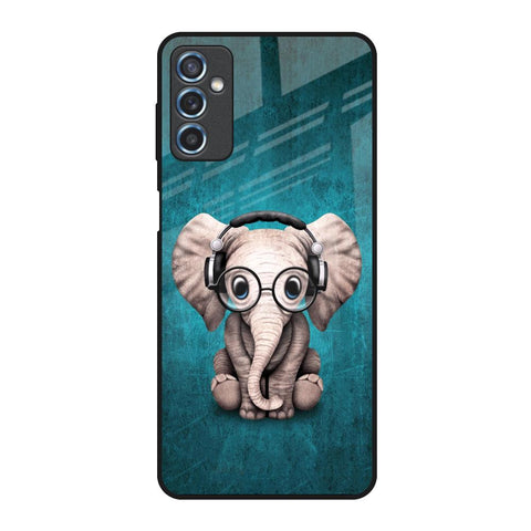 Adorable Baby Elephant Glossy Case For Samsung Galaxy M52 5G