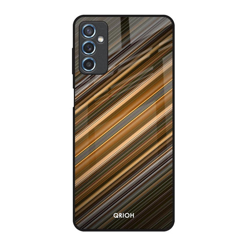 Diagonal Slash Pattern Glossy Case for Samsung Galaxy M52 5G
