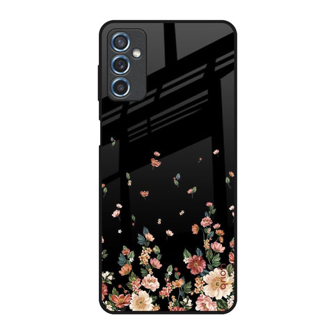 Floating Floral Print Glossy Case for Samsung Galaxy M52 5G