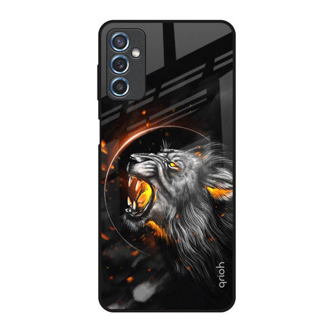 Aggressive Lion Glossy Case for Samsung Galaxy M52 5G