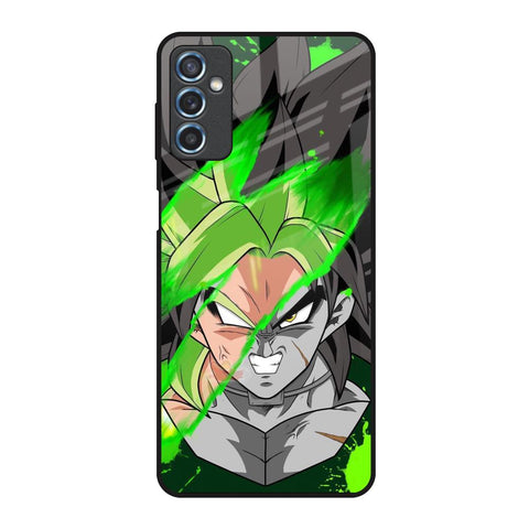 Anime Green Splash Glossy Case for Samsung Galaxy M52 5G