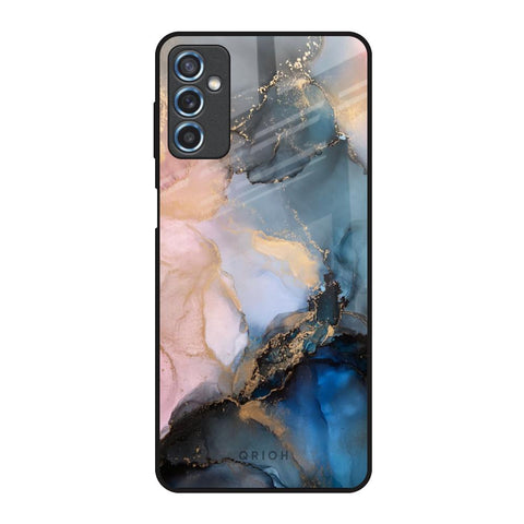 Marble Ink Abstract Glossy Case for Samsung Galaxy M52 5G