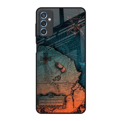 Geographical Map Glossy Case for Samsung Galaxy M52 5G