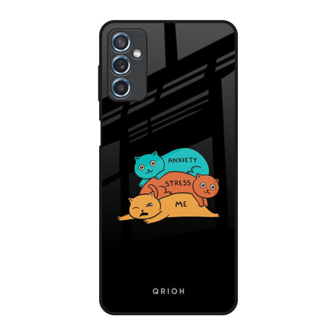 Anxiety Stress Glossy Case for Samsung Galaxy M52 5G