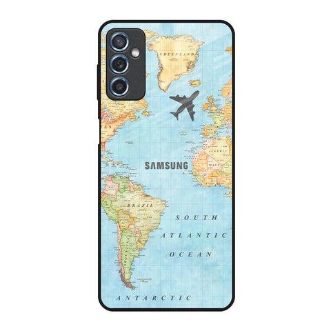 Fly Around The World Glossy Case for Samsung Galaxy M52 5G