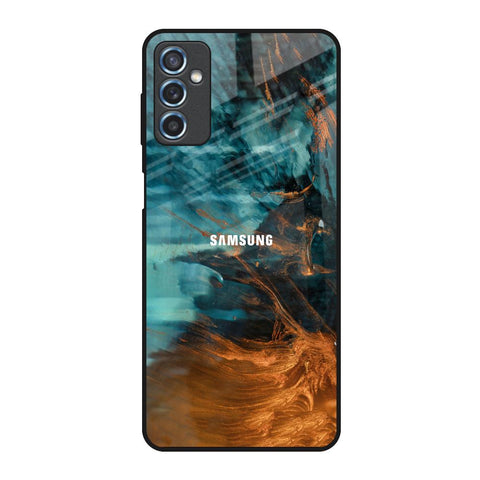 Golden Splash Glossy Case for Samsung Galaxy M52 5G
