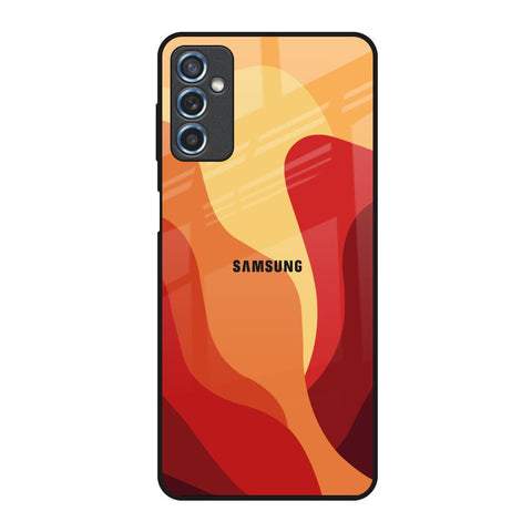 Magma Color Pattern Glossy Case for Samsung Galaxy M52 5G