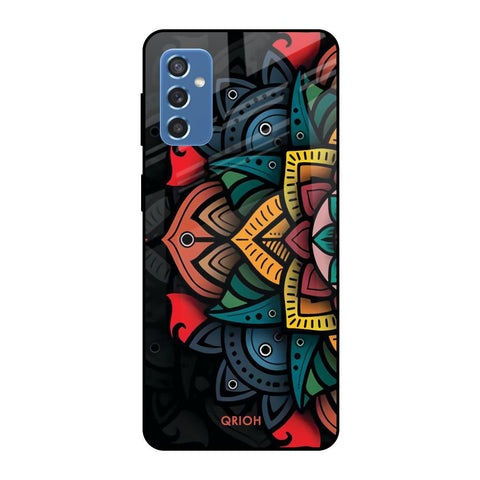 Retro Gorgeous Flower Glossy Case for Samsung Galaxy M52 5G