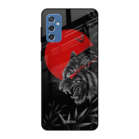 Red Moon Tiger Glossy Case for Samsung Galaxy M52 5G