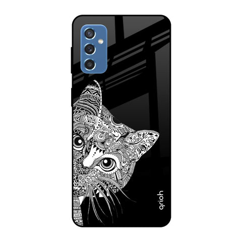 Kitten Mandala Glossy Case for Samsung Galaxy M52 5G