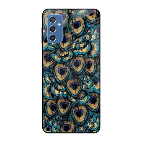 Peacock Feathers Glossy case for Samsung Galaxy M52 5G