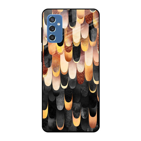 Bronze Abstract Glossy Case for Samsung Galaxy M52 5G