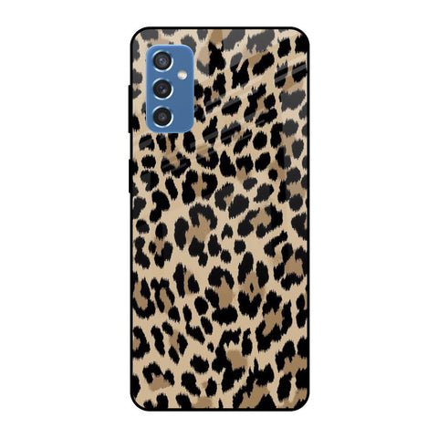 Leopard Seamless Glossy Case For Samsung Galaxy M52 5G