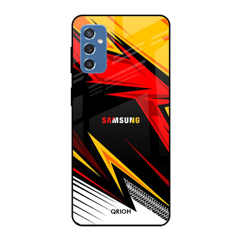 Race Jersey Pattern Glossy Case For Samsung Galaxy M52 5G