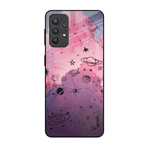 Space Doodles Glossy Case for Samsung Galaxy M32 5G