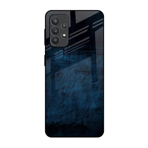 Dark Blue Grunge Glossy Case for Samsung Galaxy M32 5G