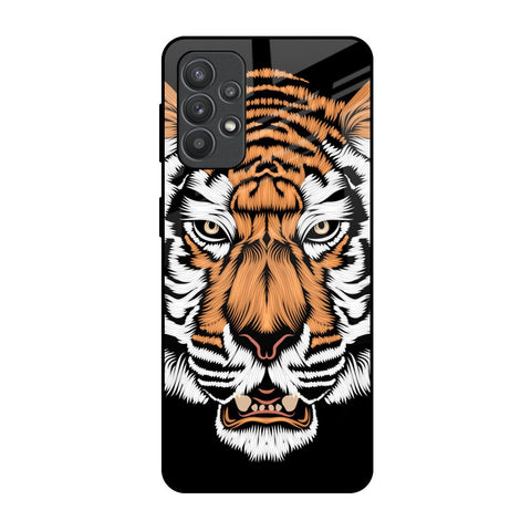 Angry Tiger Glossy Case For Samsung Galaxy M32 5G