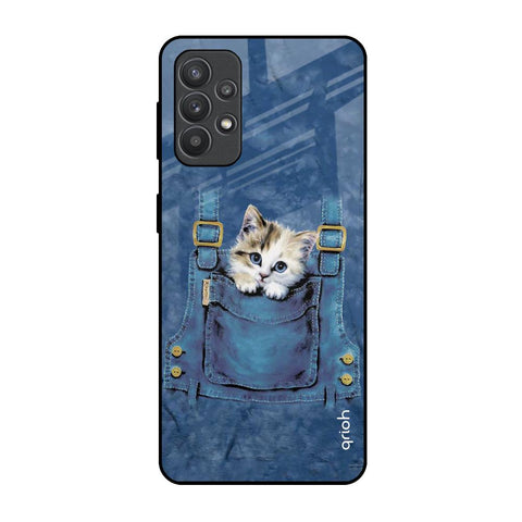 Kitty In Pocket Glossy Case For Samsung Galaxy M32 5G