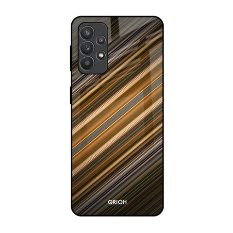 Diagonal Slash Pattern Glossy Case for Samsung Galaxy M32 5G