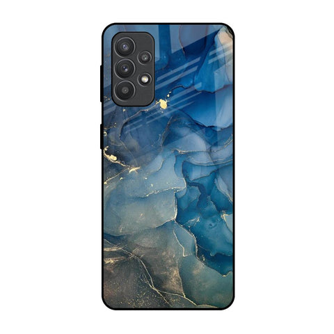 Blue Cool Marble Glossy Case for Samsung Galaxy M32 5G