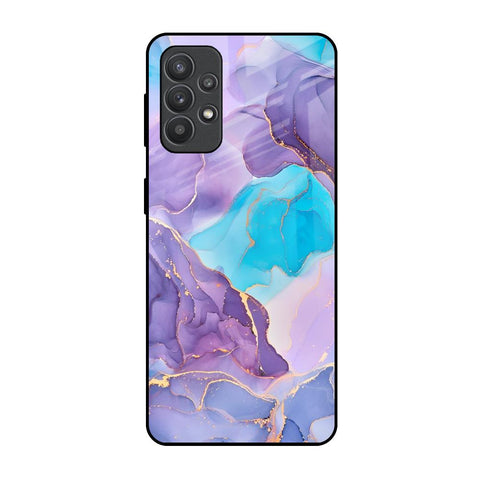 Alcohol ink Marble Glossy Case for Samsung Galaxy M32 5G
