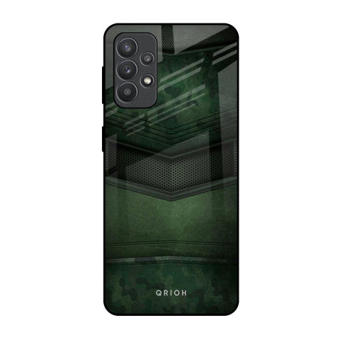 Green Leather Glossy Case for Samsung Galaxy M32 5G
