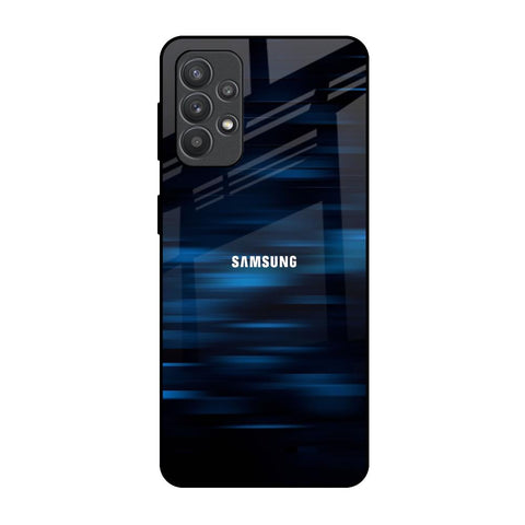 Blue Rough Abstract Glossy Case for Samsung Galaxy M32 5G