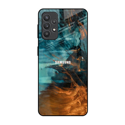 Golden Splash Glossy Case for Samsung Galaxy M32 5G