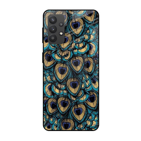 Peacock Feathers Glossy case for Samsung Galaxy M32 5G