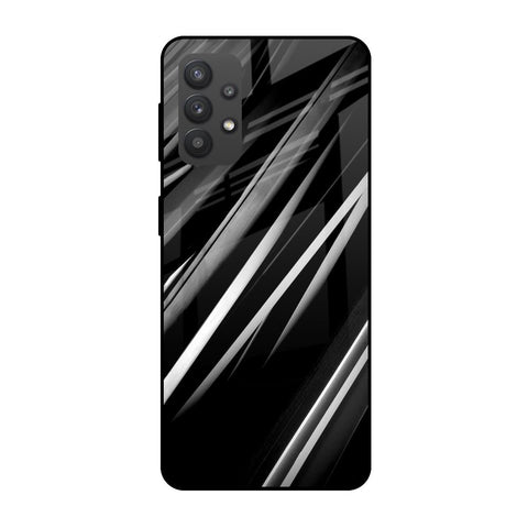Black & Grey Gradient Glossy Case For Samsung Galaxy M32 5G