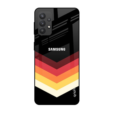Abstract Arrow Pattern Glossy Case For Samsung Galaxy M32 5G