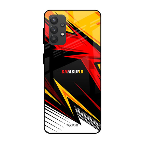 Race Jersey Pattern Glossy Case For Samsung Galaxy M32 5G