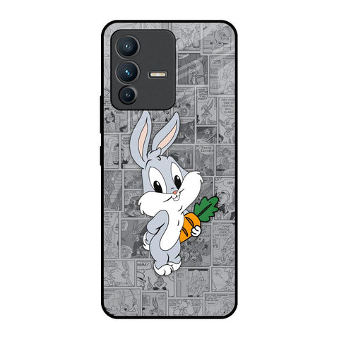Cute Baby Bunny Glossy Case for Vivo V23 Pro 5G