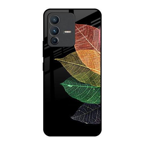 Colorful Leaves Glossy Case for Vivo V23 Pro 5G