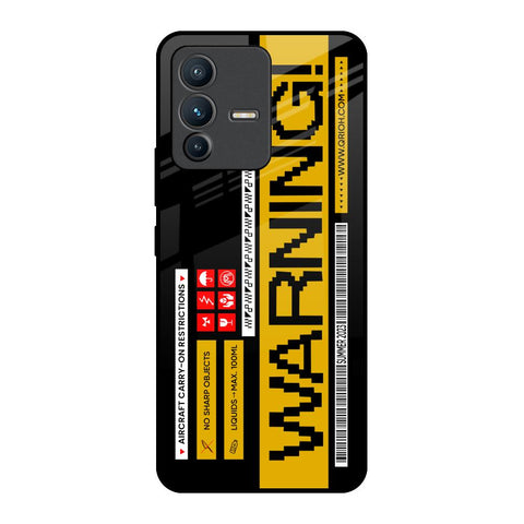 Aircraft Warning Glossy Case for Vivo V23 Pro 5G