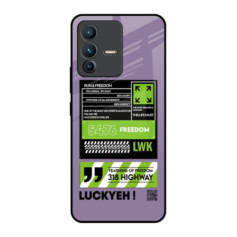 Run & Freedom Glossy Case for Vivo V23 Pro 5G