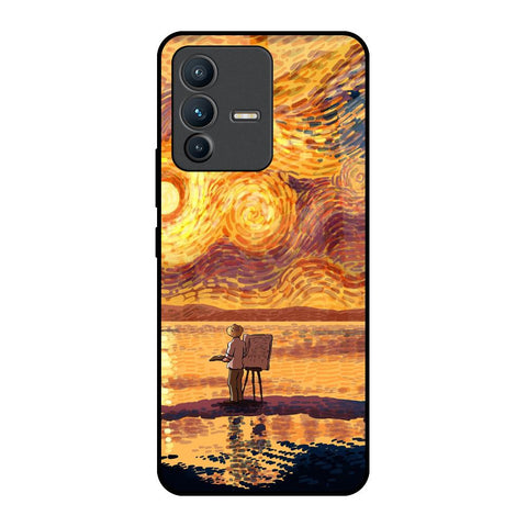 Sunset Vincent Glossy Case for Vivo V23 Pro 5G