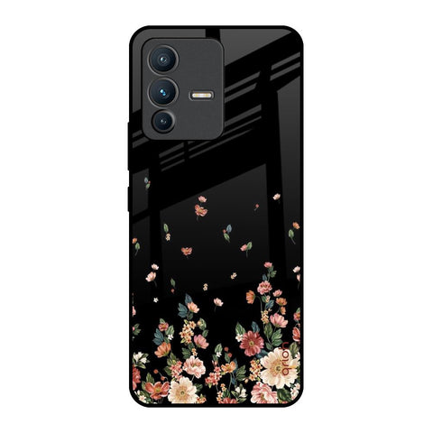 Floating Floral Print Glossy Case for Vivo V23 Pro 5G