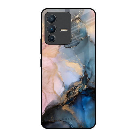 Marble Ink Abstract Glossy Case for Vivo V23 Pro 5G