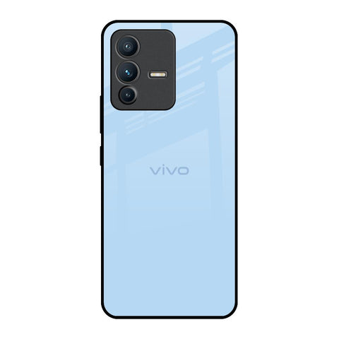 Pastel Sky Blue Glossy Case for Vivo V23 Pro 5G