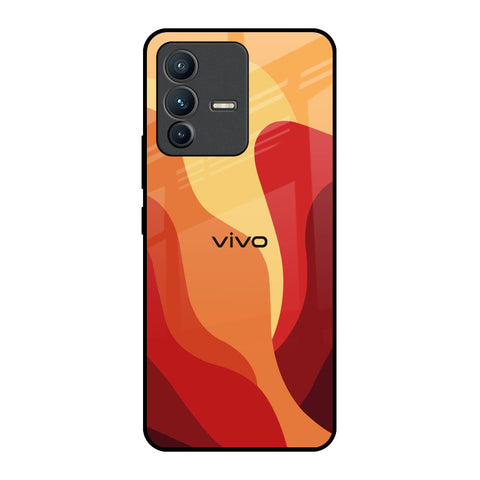 Magma Color Pattern Glossy Case for Vivo V23 Pro 5G